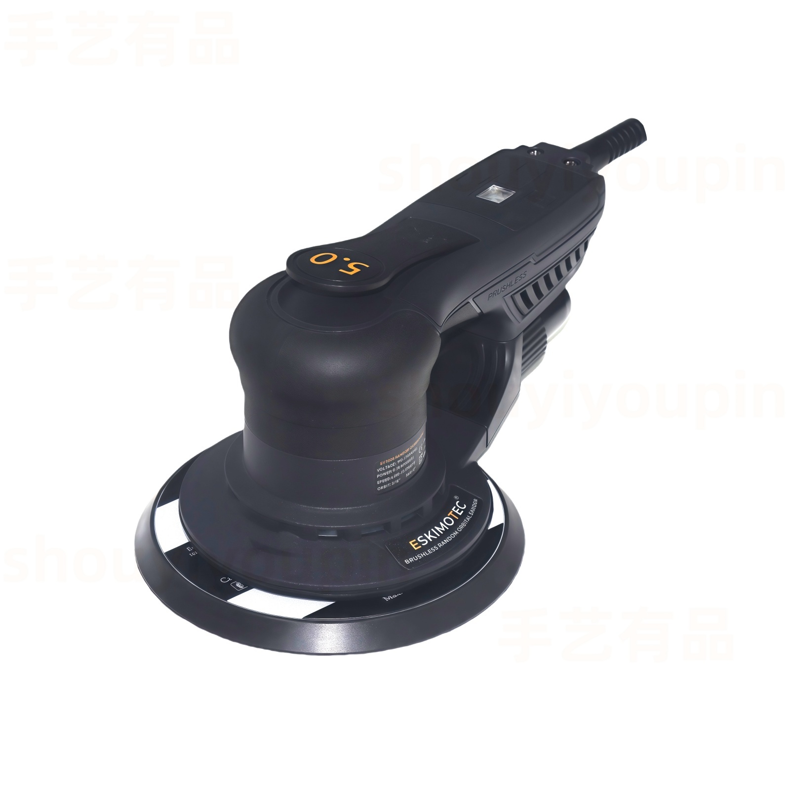 Orbital Polisher Da - ランダムオービタルミニサンダー 5mm 木材ブラシ 床 ドライウォールサンダー ブラシレス可変速サンダー