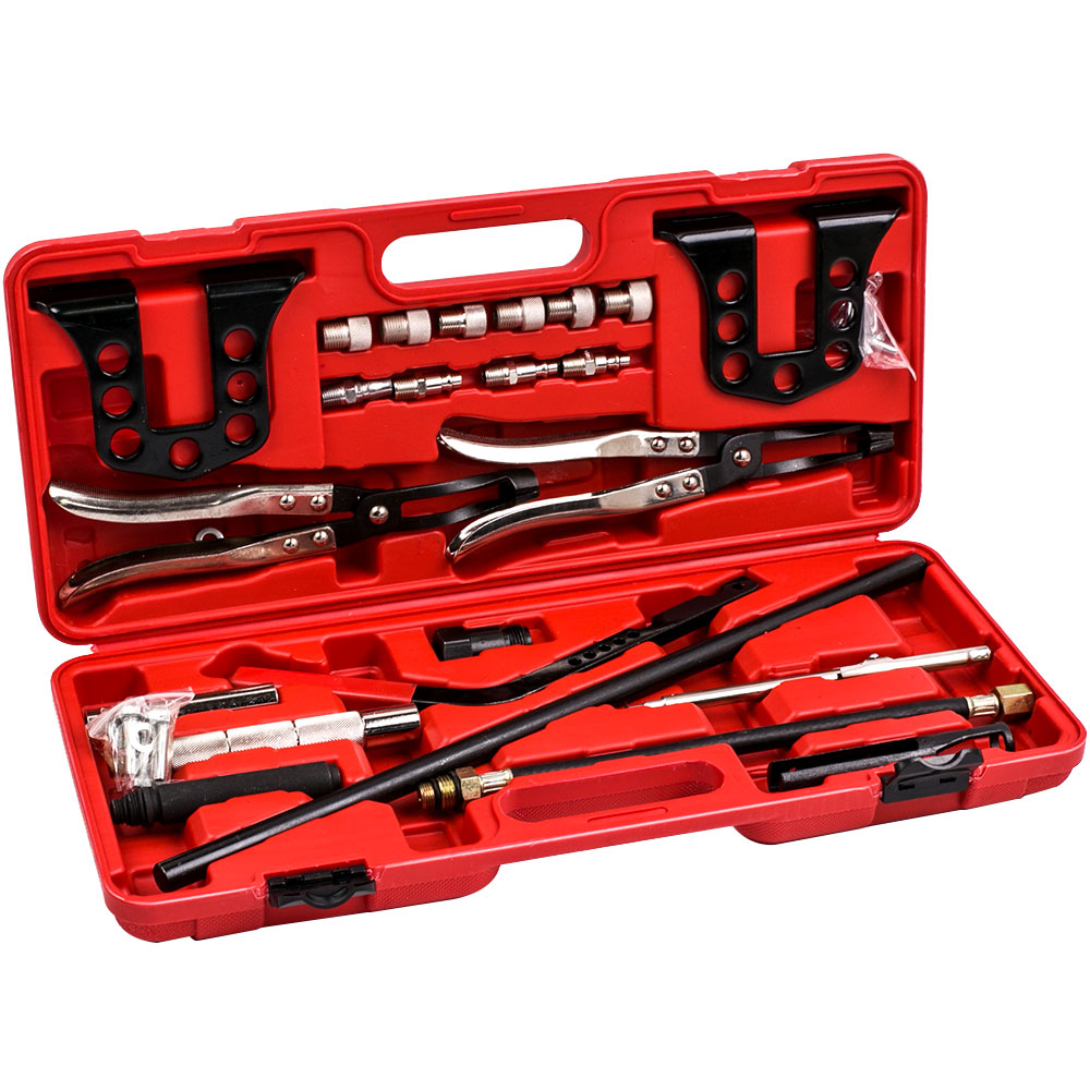 Spring Compressor Tool - MaXpeedingrods 23個入り シリンダーヘッド バルブスプリングコンプレッサー ステムシール インストーラー